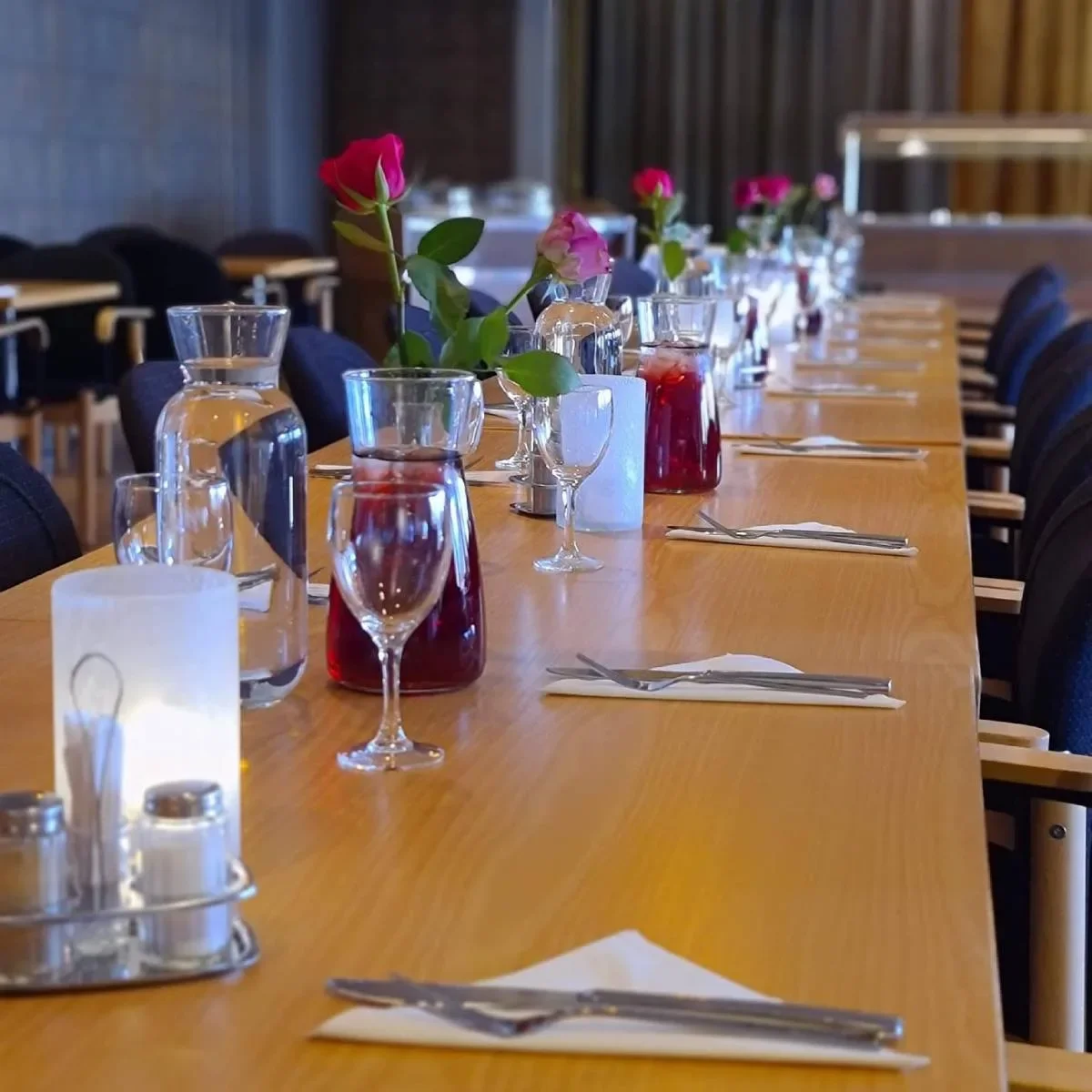 Enkel dukning catering