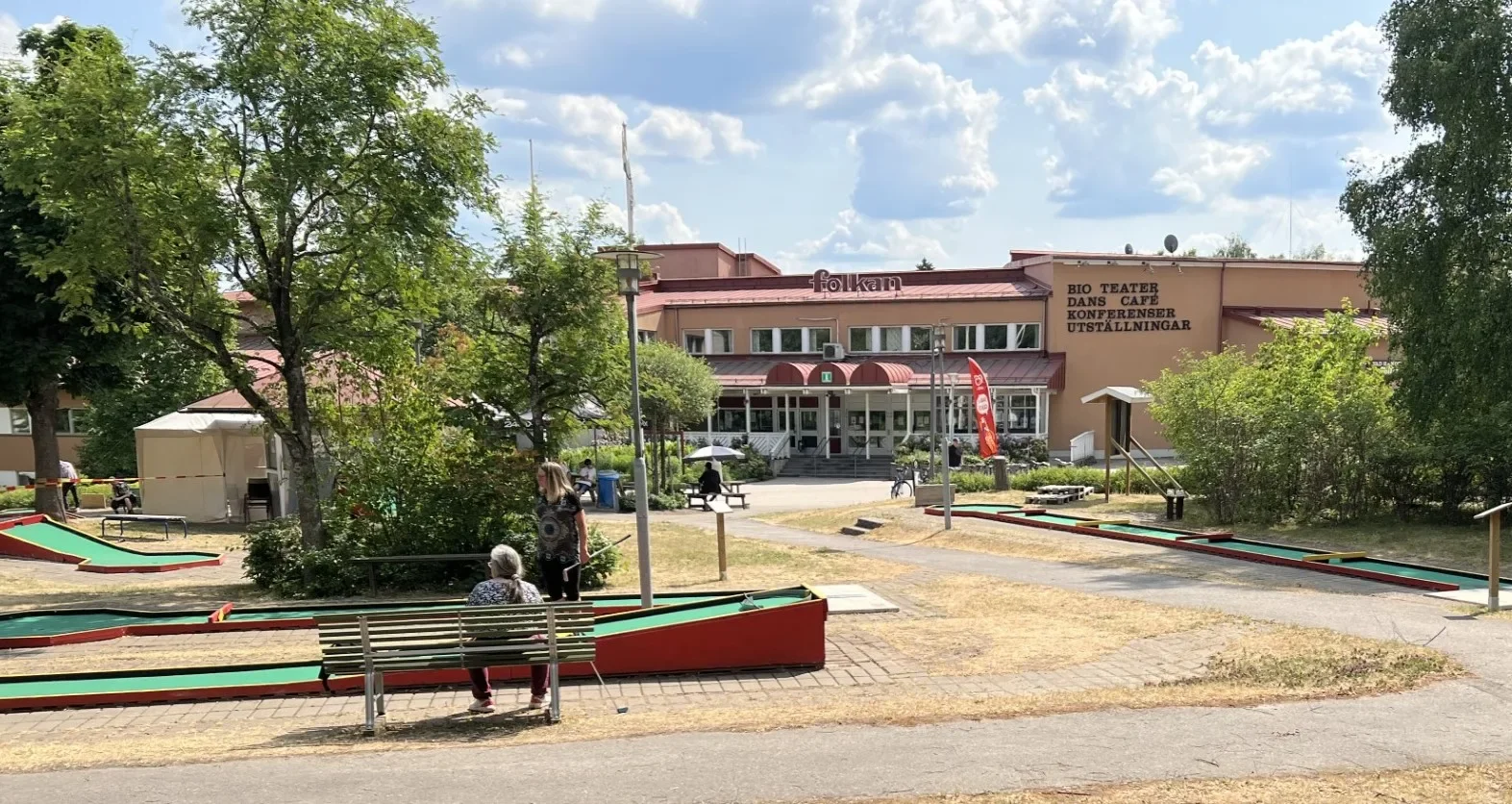 Bangolf i Folkets park Hofors